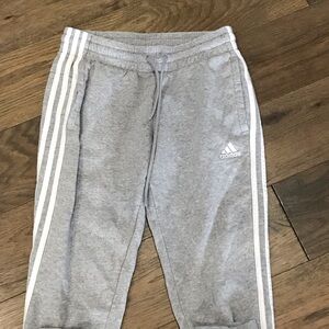 Adidas Adult Light Gray Joggers